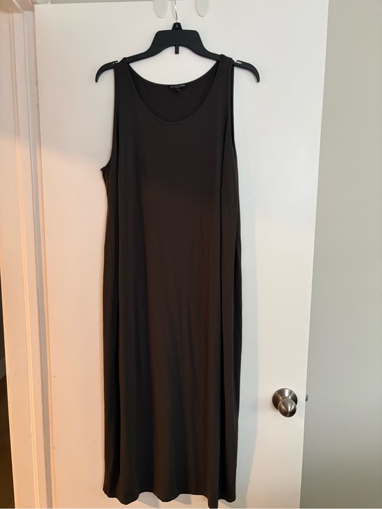 Eileen Fisher Dresses & Skirts - Eileen Fisher Sz 1X Grey Relaxed Lagenlook Casual Midi Dress